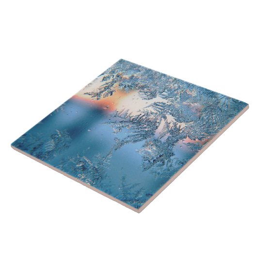 Frosted Uitzicht Tegeltje (Zijkant)