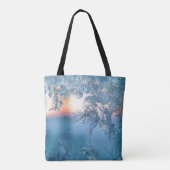 Frosted Uitzicht Tote Bag (Achterkant)