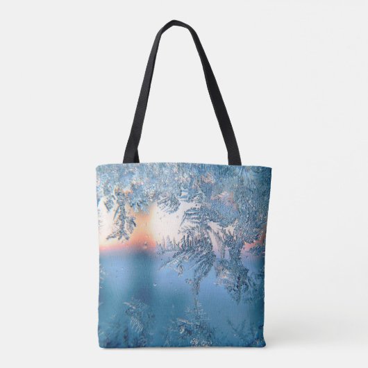 Frosted Uitzicht Tote Bag (Achterkant)