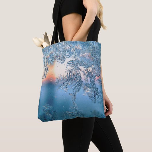 Frosted Uitzicht Tote Bag (Dichtbij)