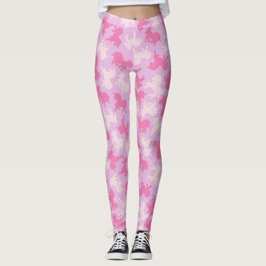 Frosted Unicorn Cookies op Paarse Leggings (Voorkant)