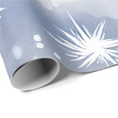 Frosted Window | Mooie sneeuwrijke winterscène Cadeaupapier (Rol Hoek)