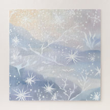 Frosted Window | Mooie sneeuwrijke winterscène