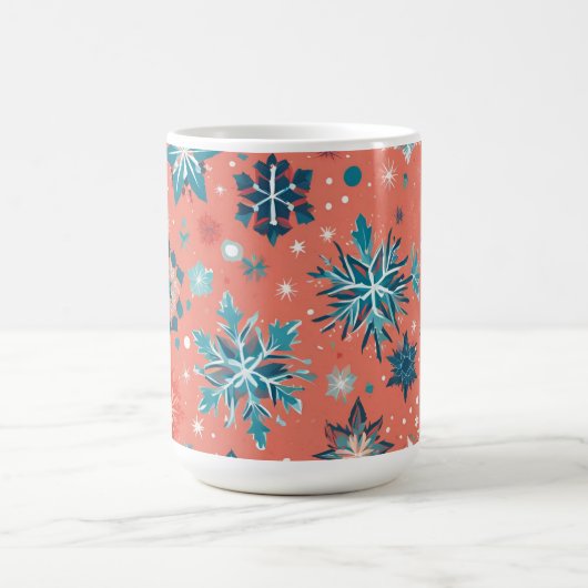 Frosted Winter Elegance Kerst Mok (Center)