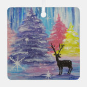 Frosted Winter Metalen Ornament (Voorkant)