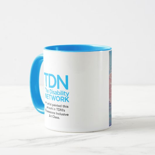 Frosted Winter Mok (Voorkant links)