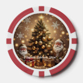 'Frosted Winter Wonderland' Poker Chips (Voorkant)