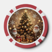 'Frosted Winter Wonderland' Poker Chips (Achterkant)