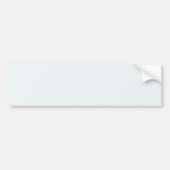 Frosted Witte Stevige Kleur | Klassiek | Elegant Bumpersticker (Voorkant)