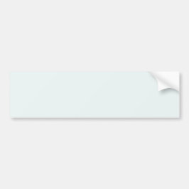 Frosted Witte Stevige Kleur | Klassiek | Elegant Bumpersticker