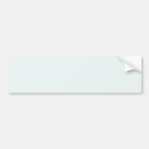 Frosted Witte Stevige Kleur Klassiek Elegant Bumpersticker