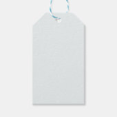 Frosted Witte Stevige Kleur | Klassiek | Elegant Cadeaulabel (Voorkant)