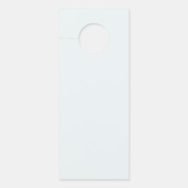 Frosted Witte Stevige Kleur | Klassiek | Elegant Deurhanger