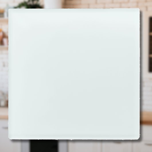 Frosted Witte Stevige Kleur | Klassiek | Elegant Glazen Onderzetter