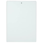 Frosted Witte Stevige Kleur | Klassiek | Elegant Klembord (Achterkant)