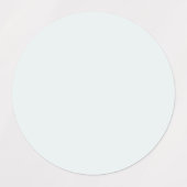 Frosted Witte Stevige Kleur | Klassiek | Elegant Labels (Design 2)