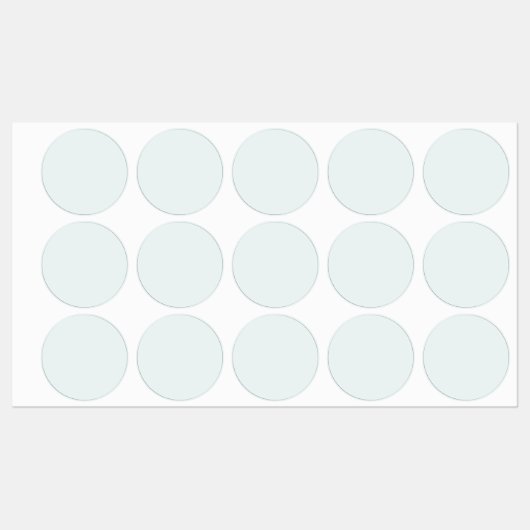 Frosted Witte Stevige Kleur | Klassiek | Elegant Labels (Vel)