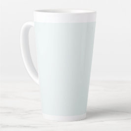 Frosted Witte Stevige Kleur | Klassiek | Elegant Latte Mok