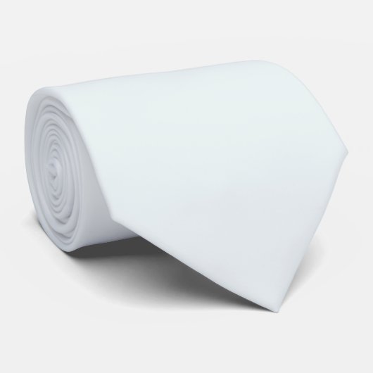 Frosted Witte Stevige Kleur | Klassiek | Elegant Stropdas (Opgerold)