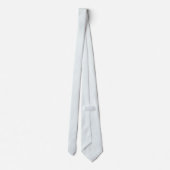 Frosted Witte Stevige Kleur | Klassiek | Elegant Stropdas (Achterkant)