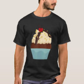 Frosting Baking Cupcake For Dessert Pastry Chef B T-shirt (Voorkant)