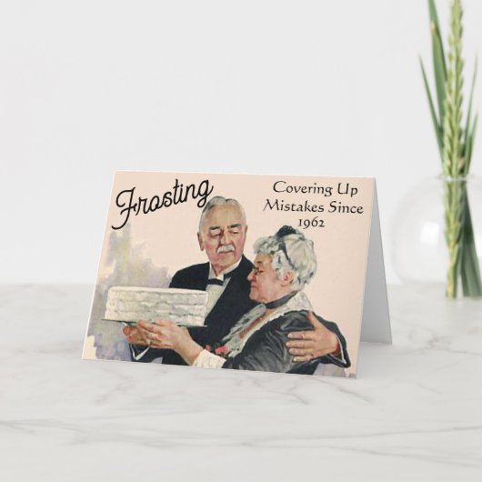 Frosting - Fouten Toedekken sinds Gepersonaliseerd Kaart (Voorkant)