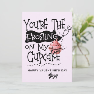 Frosting on My Cupcake Valentine Card Kaart