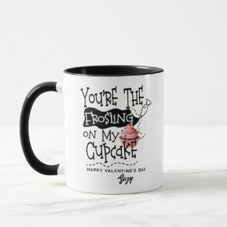 "Frosting Op Mijn Cupcake" Liefdescitaat Valentijn Mok