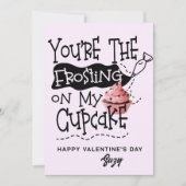 Frosting op mijn Cupcake Valentijnskaart Kaart (Voorkant)