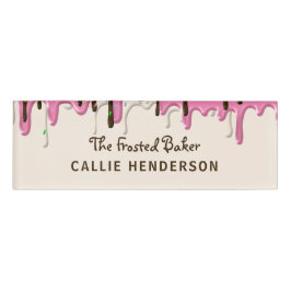 Frosting Pastry Bakery Bedrijfsmedewerker Naambadge