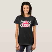 Frosting Queen Cakes Baker Cake T-shirt (Voorkant volledig)