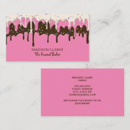 Frosting Sprinkles Baker Bakery Visitekaartje