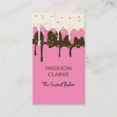 Frosting Sprinkles Baker Bakery Visitekaartje (Voorkant)