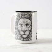 FrostLion Tweekleurige Koffiemok (Voorkant links)