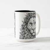 FrostLion Tweekleurige Koffiemok (Voorkant rechts)