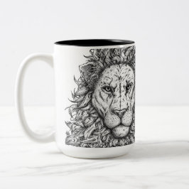 FrostLion Tweekleurige Koffiemok