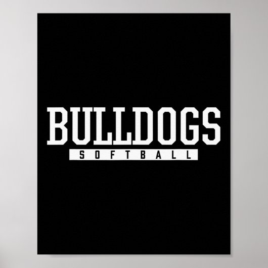 Frostproof Bulldogs Softll Hs Poster (Voorkant)