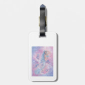 Frosty betta mermaid bagagelabel van Renee (Achterkant verticaal)