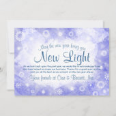 Frosty Blue Company Christmas Card Kaart (Voorkant)