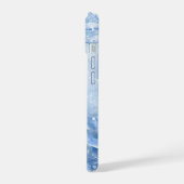 Frosty Blue Delight Telefoon Case iPhone 15 Case (Linkerkant)