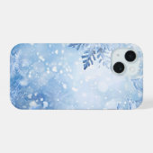 Frosty Blue Delight Telefoon Case iPhone 15 Case (Achterkant horizontaal)