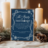 Frosty Bow Blue Baby Food Challenge Spelbord Kaart