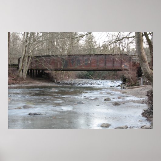 Frosty Bridge Poster (Voorkant)