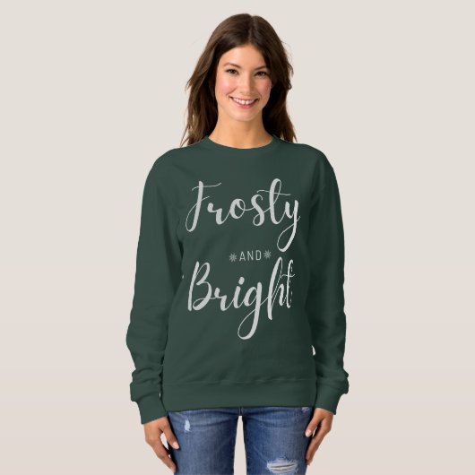 Frosty & Bright Christmas Trui (Voorkant volledig)