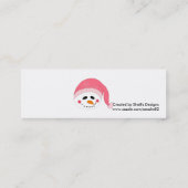 Frosty - cadeaukaart mini visitekaartje (Achterkant)