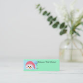 Frosty - cadeaukaart mini visitekaartje (Staand voorkant)