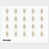 Frosty Cream BunBite Ronde Sticker (Vel)