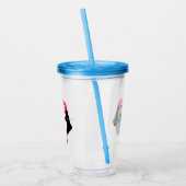 Frosty de Sneeuwman en Pinguïn Acryl Drinkbeker (Links)