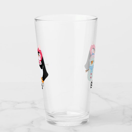 Frosty de Sneeuwman en Pinguïn Glas (Rechts)