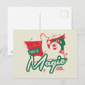 Frosty de Sneeuwman - Het Moet Magie Zijn Feestdagenkaart (Voorkant / Achterkant)